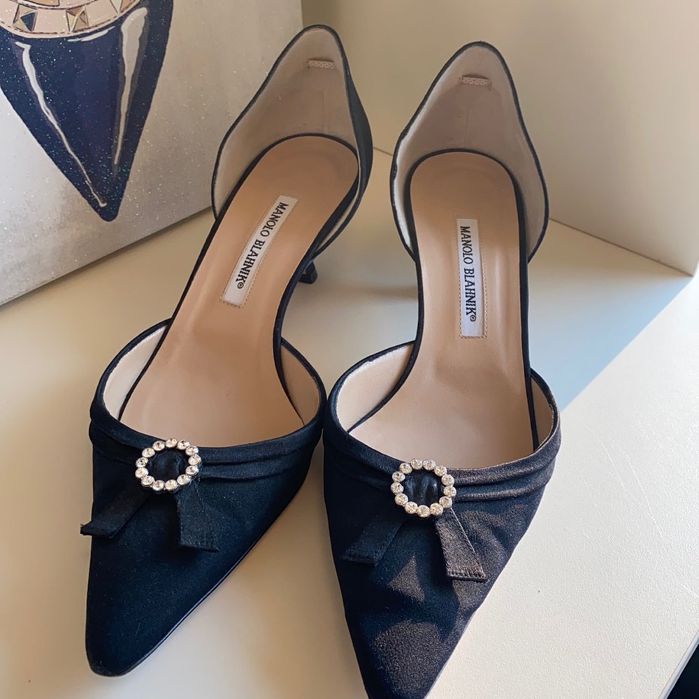Manolo Blahnik evening pumps